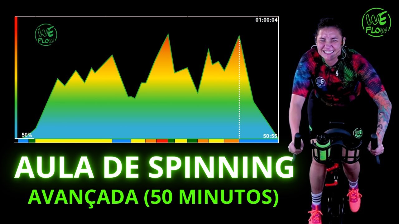 TREINO DE BIKE INDOOR (SPINNING) – AULA AVANÇADA – 50 MINUTOS