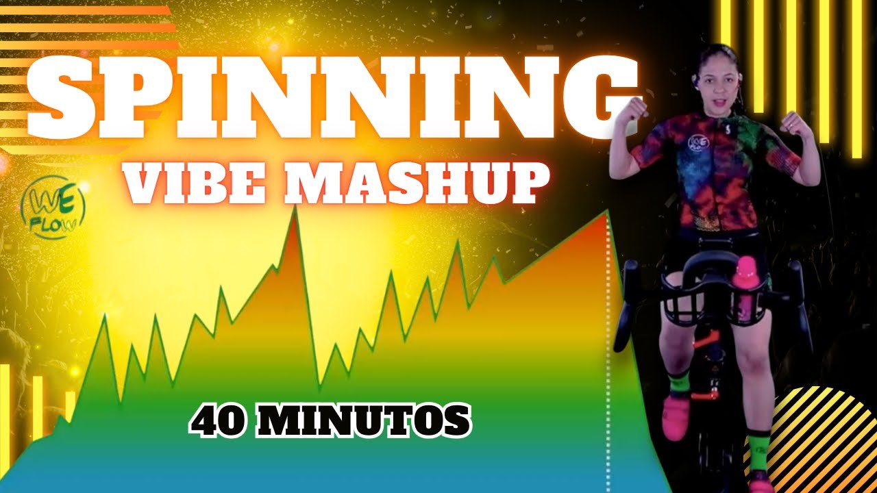 AULA DE SPINNING AVANÇADA – 40 MINUTOS – BIKE INDOOR COM MÚSICA ELETRÔNICA (Mashups)