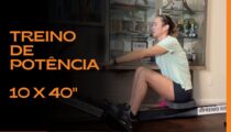 Treino de Potência: 10 x 40 segundos