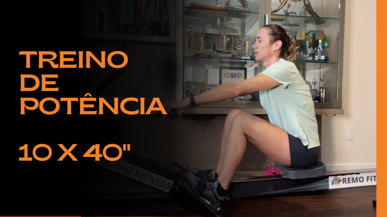 Treino de Potência: 10 x 40 segundos